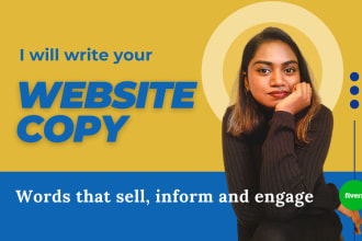 write you optimized website content as your copywriter