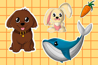 create custom badge, label, sticker design