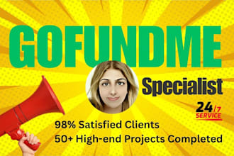 write gofundme pitch and create full gofundme page