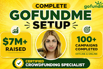 write gofundme pitch and create full gofundme page