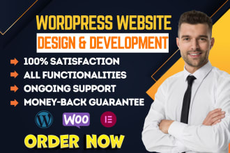 create, revamp, website development, woocommerce website, wordpress website