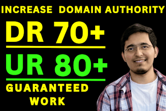 increase domain rating ahrefs dr and ahrefs ur with high quality backlinks