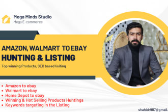 do walmart to ebay dropshipping product research and listing