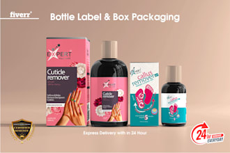 making a professional label and packaging design