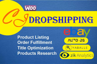 do cj dropshipping to ebay product listing, cj dropshipping to shopify