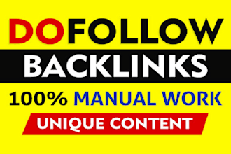 build high quality dofollow SEO backlinks link building google top ranking