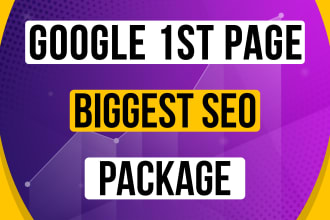 rank your website on google first page with SEO backlink white hat link building
