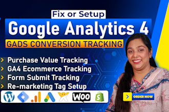 configure google ads conversion tracking and ga4 ecommerce tracking