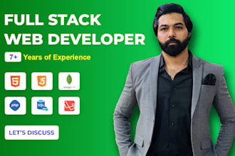 be your full stack web developer