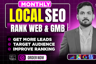 do complete monthly local SEO services for google rankings