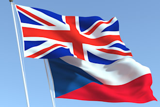 translate english to czech or vice versa