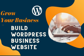 build wordpress agency, business website, corporate website