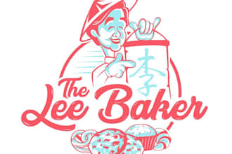 design a restaurant, sweet, bakery logo for 1 day