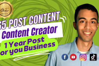 create for you 365 basic posts with ia