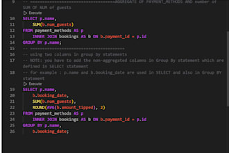 write sql, mysql, postgres queries for you