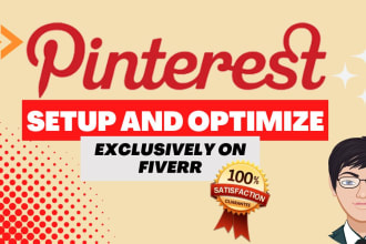 help setup and optimize your pinterest account profile