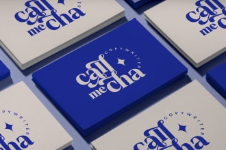 create retro, playful and hippie logo design