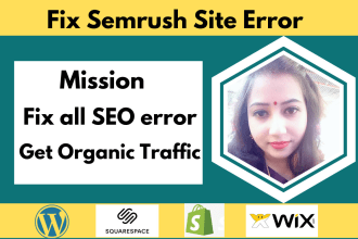 fix semrush site audit for organic traffic