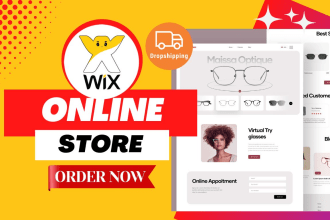do wix online store, wix drop shipping and add products