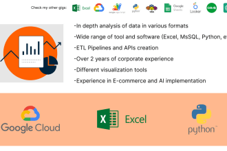 be your data, business analysis and visualization specialist