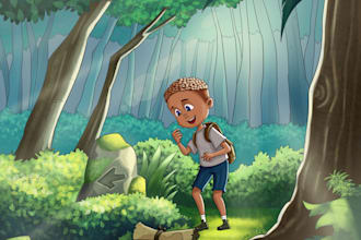 create children story books illustration