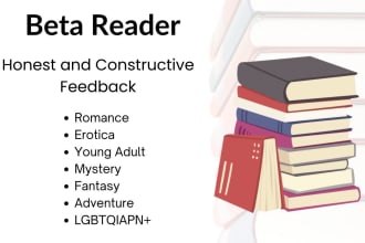 beta read your book and give you honest feedback