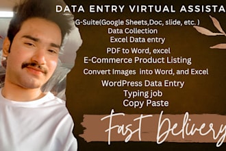 do lead generation, amazon listing, data entry