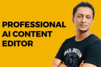 provide ai content editing service with fact checking