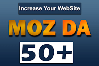 increase moz da to 30 or above on your site