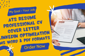design resume and template, CV, cover letter, linkedin
