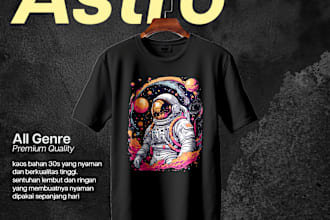 make a random cartoon design for a tshirt