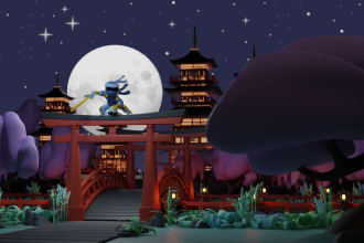 make 3d character animation, 3d motion graphics