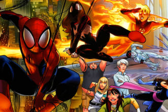 create  unique superhero cartoon comic character