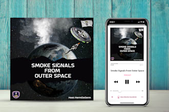 design stunning artwork podcast cover art podcast logo for spotify and apple