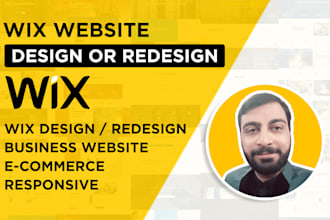 design modern wix website design and wix online store