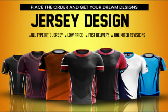 do sublimation esports and gaming jersey design