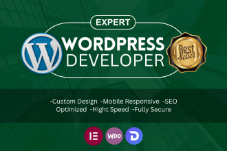 create woocommerce online store, clone, elementor logistics website