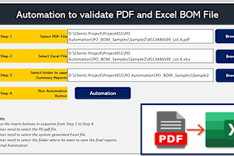 convert PDF to excel and excel to PDF