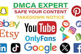 send dmca notices to infringing websites and to their host