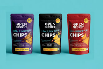 do product packaging, label and box design