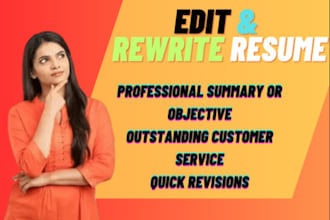 write ats resume for HR, admin, chef and executive assistant