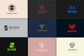 create a professional modern and unique timeless logo