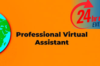 be your virtual admin assistant and clerical work monthly