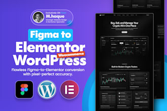 figma to elementor wordpress modern websites