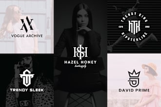 design luxury initial letters monogram apparel fashion urban clothing brand logo