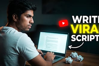 be your professional youtube video script writer