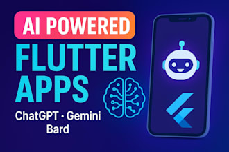 develop ai powered mobile apps in flutter using chatgpt, gemi and custom ai apis