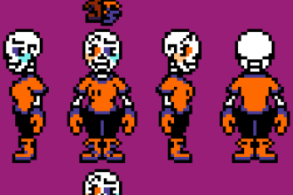 create beautiful overworld sprites for your rpg or undertale au