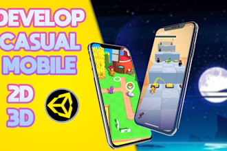 develop professional casual game in unity