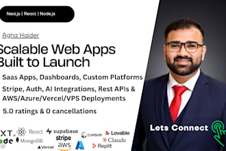 build next js supabase saas mvp with full stack web development